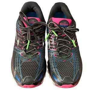 Brooks Glycerin Running Sneakers Black/Pink/Blue/… - image 1